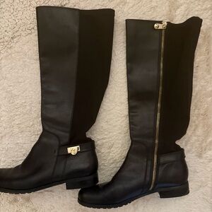 Tahari Black Heeled Boots